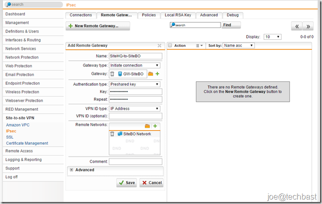 Pfsense warning route gateway is not reachable on any active network adapters