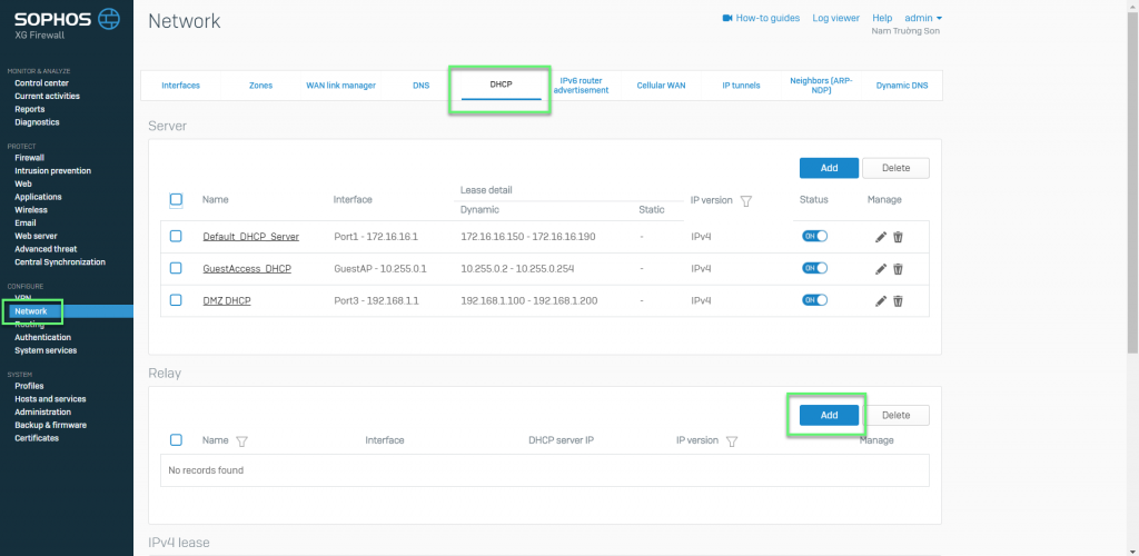 Sophos xg admin guide