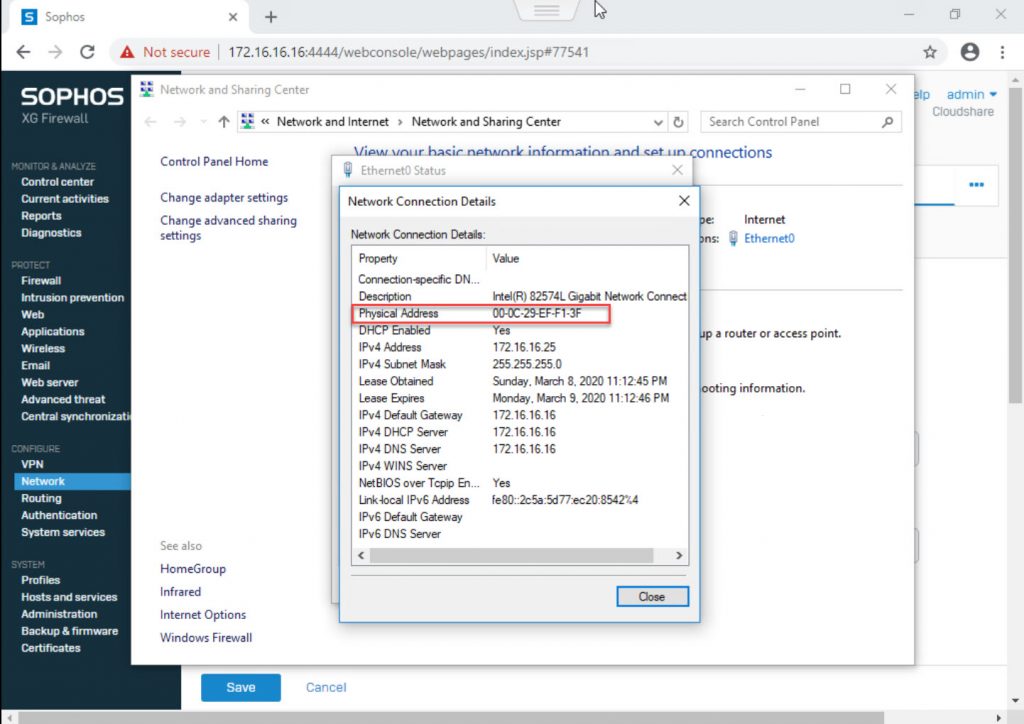 idisplay mac click ip address port