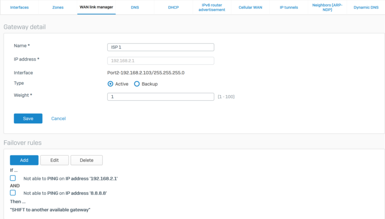 How To Configure Load Balancing Using SD-WAN On Sophos Firewall – Techbast